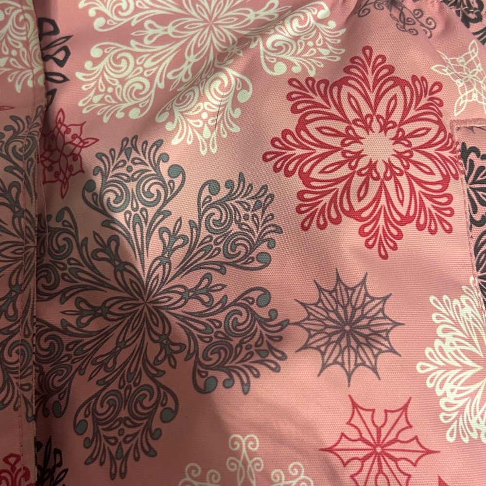 Pink Snowflake Winter Jacket with Fur Hood from OshKosh - Picture 6 of 6